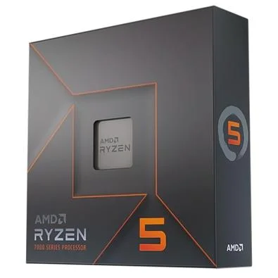 Processador AMD Ryzen 5 7600X, 4.7GHz (5.3GHz Max Turbo), Cache 38MB, 6 Núcleos, 12 Threads, AM5, Com Vídeo Integrado - 100-100000593WOF
