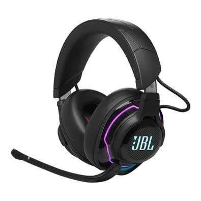 Headset Gamer Sem Fio JBL Quantum 910 Wireless RGB, Hi-Res e ANC, PS5 e PC, Preto - JBLQ910WLBLK