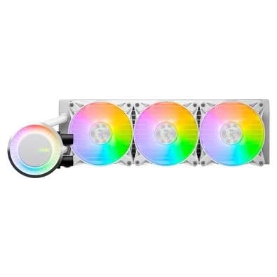 Water Cooler MSI Mag Coreliquid E360, ARGB, 360mm, AMD/Intel, Branco - MAG CORELIQUID E360 WHITE
