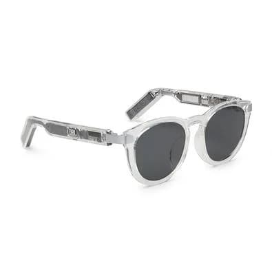 Óculos de Sol com Som Bluetooth JBL Soundgear Frames Round, 2 Mics, Perolado - JBLSNDGEARFMSRPRL