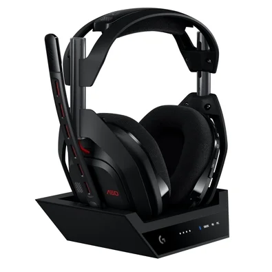 Headset Gamer Sem Fio Astro Gaming A50 LIGHTSPEED + Base Station (Gen 5) Com Tecnologia PLAYSYNC AUDIO, Bluetooth, Preto - 939-002217