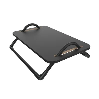 Apoio Ergonômico para os Pés Ergofirst, Inclinação Ajustável, Preto - FR01
