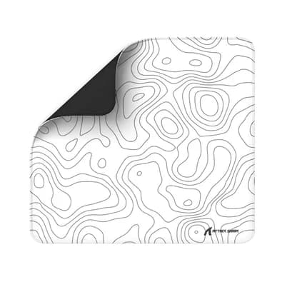 Mousepad Gamer Attack Shark, White-Contour Line - CCM02 White