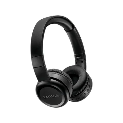 Headphone Bluetooth AIWA AWS-HP-03-B, Design Dobrável, Confortável com Microfone, Preto - AWS-HP-03-B