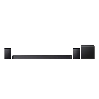 Soundbar Samsung Série Q HW-Q930H, Bluetooth, 540W, com Subwoofer Sem Fio, 9.1.4 Canais, Dolby Atmos, Preto - HWQ930HZD