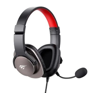 Headset Gamer Havit H2030S Gamenote, Drivers 50mm, Ergonômico, PC PS4 e Xbox, Preto e Vermelho - H2030S