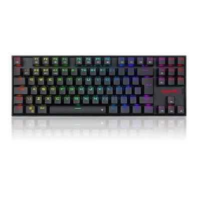 Teclado Sem Fio Mecânico Gamer Redragon Kumara Pro, RGB, Wireless e Bluetooth, Switch Blue, Preto - K552RGB-BRS-B (PT BLUE)