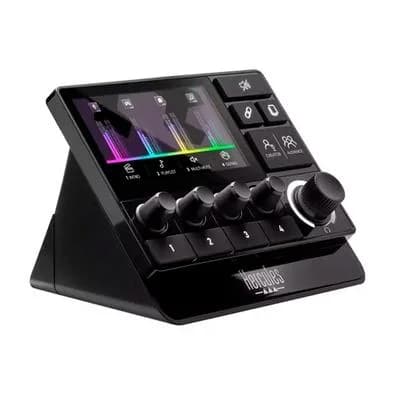 Controlador Stream 200 Hercules, Tela LCD, 8 Teclas, 5 Controladores de volume, XLR - 4780934