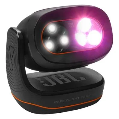 Projetor de Luzes Inteligente JBL PartyLight Beam, Efeito Show de Luzes, Bluetooth, Preto - JBLPLBEAMBR