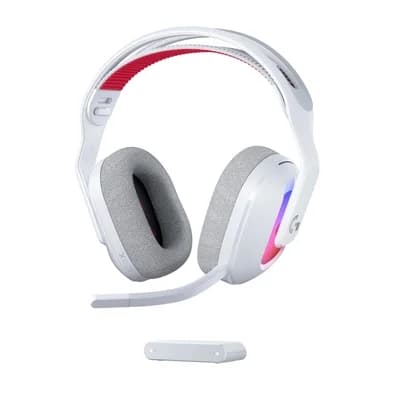Headset Gamer Sem Fio Logitech G Astro A20 X LIGHTSPEED, Bluetooth, RGB LIGHTSYNC, PLAYSYNC AUDIO, PS5, Xbox, Switch e PC, Branco - 939-002252