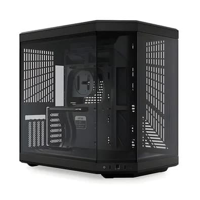 Gabinete Gamer HYTE Y70, Mid Tower, EATX, Vidro Temperado Panorâmico, Preto - CS-HYTE-Y70-B