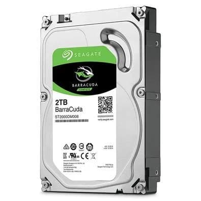 HD Interno Seagate BarraCuda, 2TB, SATA, 3.5' - ST2000DM008