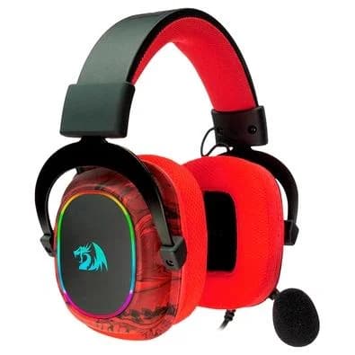 Headset Gamer Redragon Infernal Ryuji 7.1, Drivers 53mm, Edição Especial, Vermelho - ID-510RGB