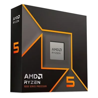 Processador AMD Ryzen 5 9600X, 3.9 GHz (5.4 GHz Max Turbo), Cache 32MB, 6 Núcleos, 12 Threads, AM5, Sem Vídeo Integrado - 100-100001405WOF