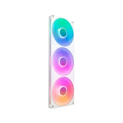 Ventoinha Single-frame NZXT, 420mm, F420RGB Core Fan, Branco, RF-U42HF-W1