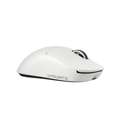 Mouse Gamer Sem Fio Logitech G PRO X SUPERLIGHT 2c, 5 botões, sensor 44K DPI, Atualização de até 8 kHz, PC e Mac, Branco - 910-007537