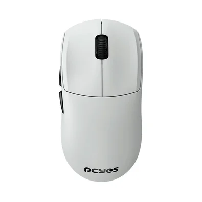 Mouse Gamer Sem Fio PCYES Fenner, RGB, 26000 DPI, 6 Botões, Wireless, Bluetooth, Polling Rate 8K, Branco Ghost - PMGFWG8K