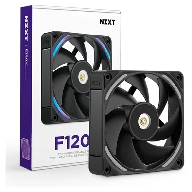 Ventoinha NZXT F120X Performance, 120mm, PWM, RGB, Preto - RF-U12PN-B1