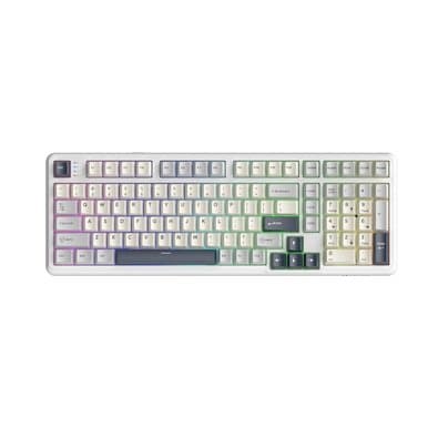 Teclado Mecânico Gamer Sem Fio Attack Shark X98, RGB, Tri-Mode, Starlight White - X98 Starlight White
