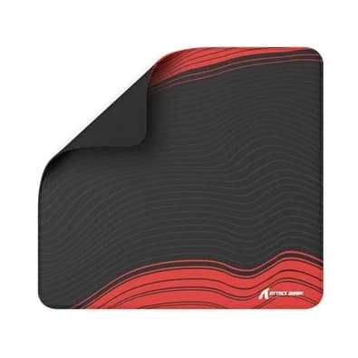 Mousepad Gamer Attack Shark, Black Red-Contour Line - CCM02