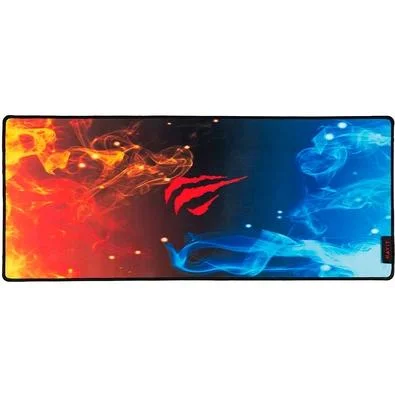 Mousepad Havit, Grande 700x300mm, Antiderrapante, Vermelho e Azul - HV-MP845