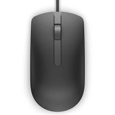 Mouse Óptico Dell, 1000 DPI, USB, Preto - MS116
