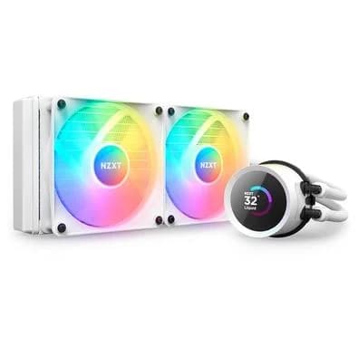Water Cooler NZXT Kraken 240 RGB, 240mm, AMD/Intel, Branco - RL-KR240-W1