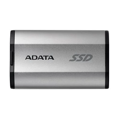 SSD Externo ADATA SD810, 1TB, USB 3.2, 1000G IP68, até 2.000 MB/s, para iPhone 15/Pro/Max, Android, Prata - SD810-1000G-CSG