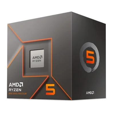 Processador AMD Ryzen 5 8400F, 4.2 GHz (4.7 GHz Max Turbo), Cache 22MB, 6 Núcleos, 12 Threads, AM5, Sem Vídeo Integrado - 100-100001591BOX