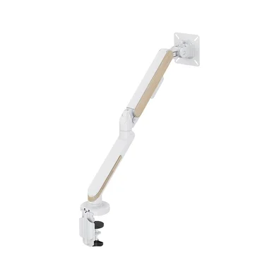 Suporte de Mesa Articulado para Monitor de 17" a 39" FlexiSpot M9, Ajustes com Pistão a Gás, VESA, Branco - M9-WO
