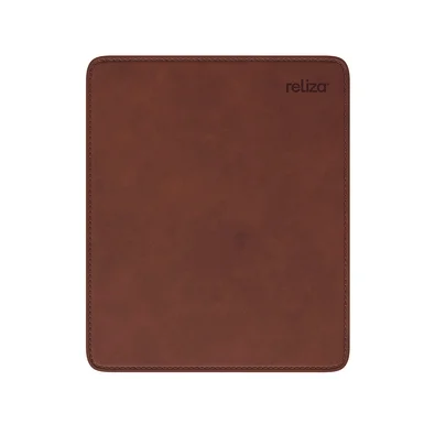 Mousepad Reliza, Retangular, Pequeno, 210x175mm, Courino Marrom - 10019