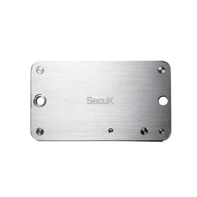 Placa de Recuperação SecuX X-SEED PRO, Alumínio Aeroespacial, Backup de 3x24 Palavras, Resistente a Fogo e Água, Prata - 98-100-000301