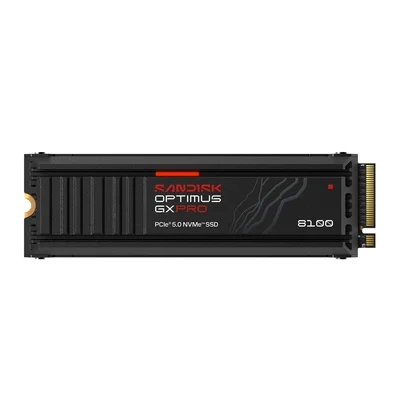 SSD SanDisk Optimus GX PRO 8100, 1TB, M.2 NVMe, Leitura 14.900 MB/s, Gravação 600 TBW, PCIe 5.0 - SDSP82100TAN-000E0