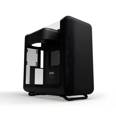 Gabinete Gamer HYTE X50, Mid Tower, ATX, Vidro Temperado, Pitch Black - CS-HYTE-X50G-BB