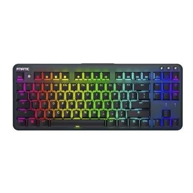 Teclado Gamer Fnatic MiniStreak Silent, RGB, USB, US, Preto - C-KB0002