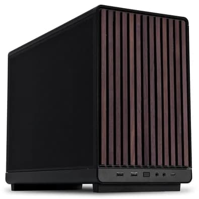 Gabinete Gamer Lian Li A3-mATX, Mini Tower, Micro-ATX, Lateral em Vidro Temperado, Preto - A3-MATX-WD PRETO