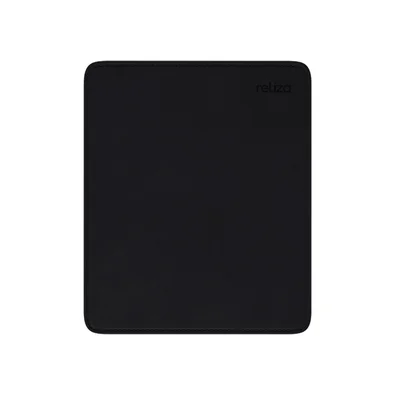 Mousepad Reliza, Retangular, Pequeno, 210x175mm, Courino Preto - 11063