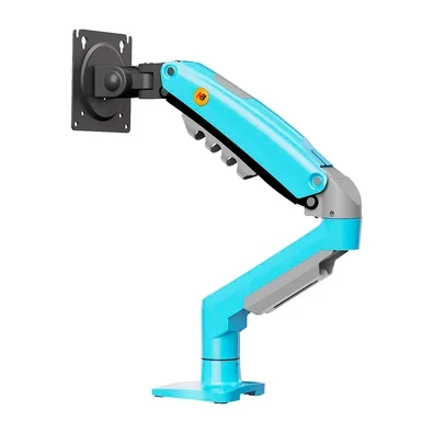 Suporte de Mesa Articulado para Monitor de 17" a 30" North Bayou, Ajustes com Pistão a Gás, Azul - F80-XM NB