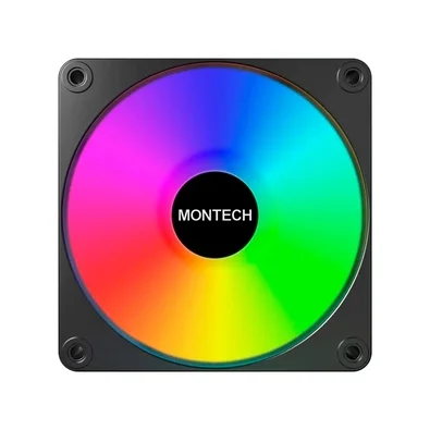 Ventoinha Montech GF120 V2, ARGB, 120mm, Preto - GF120V2ARGBB