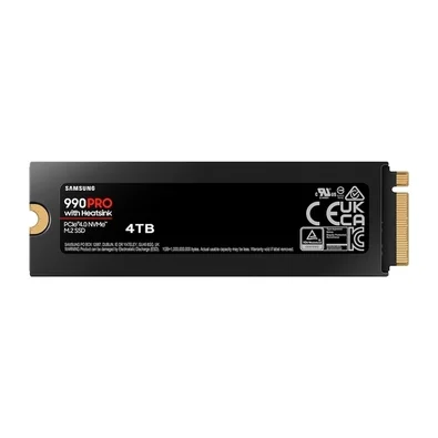 SSD Samsung 990 PRO, 4TB, M.2 NVMe, PCIe Gen 4.0, Com Dissipador de Calor (Heatsink) - MZ-V9PATO