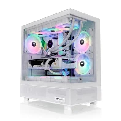 Gabinete Gamer Thermaltake View 270 Plus TG ARGB, Mid-Tower, Lateral em Vidro, 3x FANs ARGB, Snow White - CA-1Y7-00M6WN-01