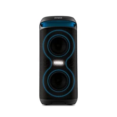 Caixa de Som Amplificada AIWA Party Box AWS-PB-08, 200W RMS, Bluetooth, Bivolt, Preto - AWS-PB-08