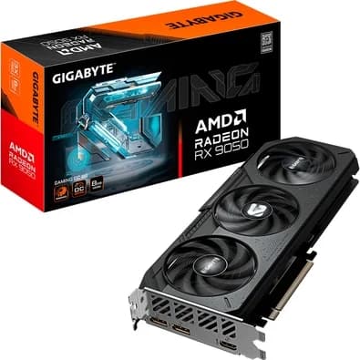 Placa de Vídeo Gigabyte RX 9050 GAMING OC 8GB AMD Radeon, 8GB GDDR6, 128bit - GV-R9050GAMING OC-8GD