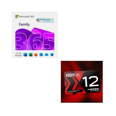 Microsoft 365 Family ESD + ExitLag 1 Ano