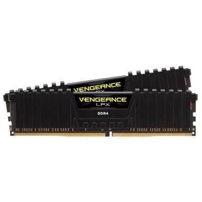 Memória RAM Corsair Vengeance LPX 16GB (2x8GB), 2400Mhz, DDR4 CL16 Black - CMK16GX4M2A2400C16