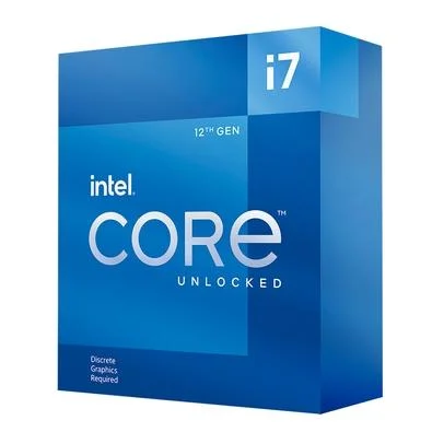 Processador Intel Core i7-12700KF, 3.6GHz (5.0GHz Max Turbo), Cache 25MB, 12 Núcleos, 20 Threads, LGA 1700, Sem Vídeo Integrado - BX8071512700KF