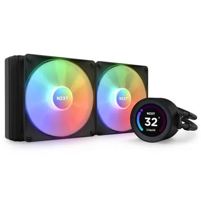 Water Cooler NZXT Kraken Elite 280, RGB, 280mm, AMD/Intel, Preto - RL-KR28E-B1