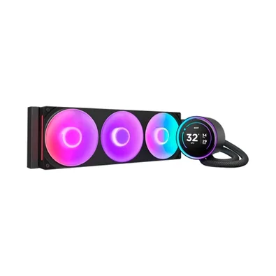 Water Cooler NZXT Kraken Elite AIO V2, 360mm, LCD IPS, RGB, Intel e AMD, Preto - RL-KR36E-B2