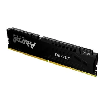 Memória RAM Kingston Fury Beast, 16GB 6000MT/s DDR5 CL36, DIMM, Preto, EXPO - KF560C36BBE2-16