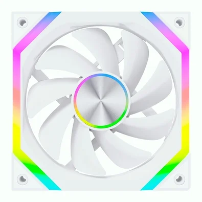 Ventoinha Rise Mode Magneto X, 120mm, ARGB, Branco - RM-MAX-ARGB-W